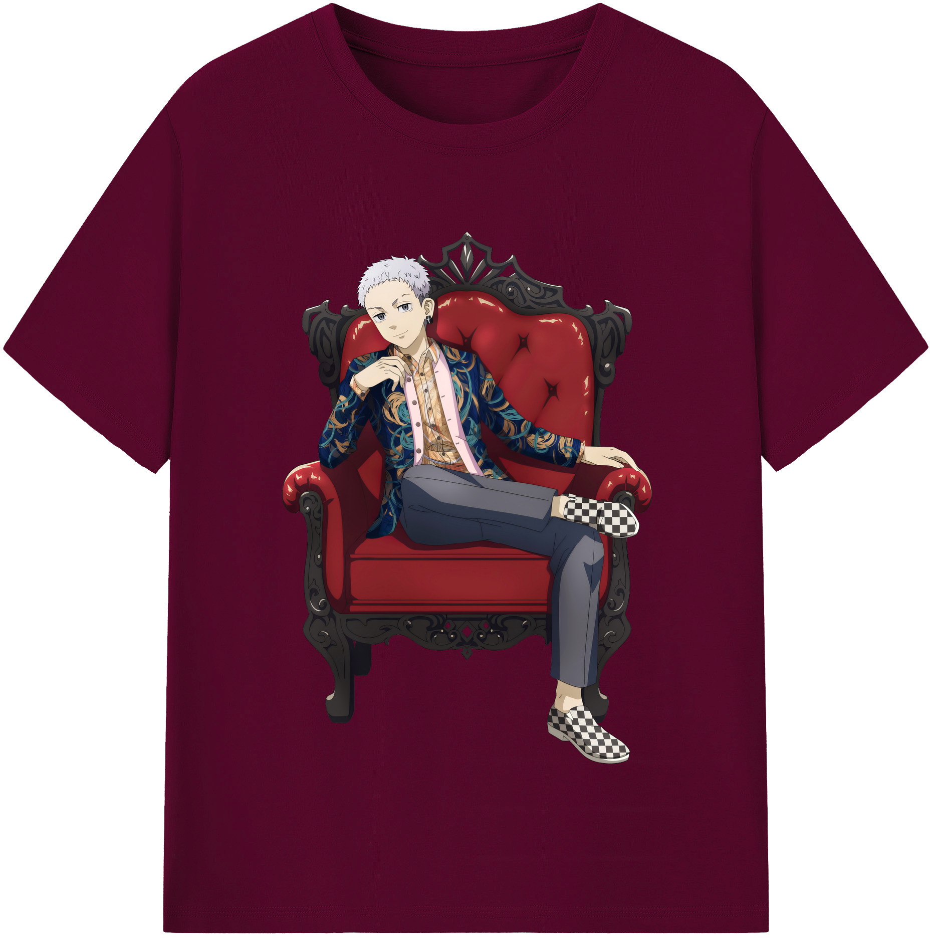 （画像用） 東京リベンジャーズ Tokyo Revengers レディースカジュアルプリントTシャツ（綿100％）